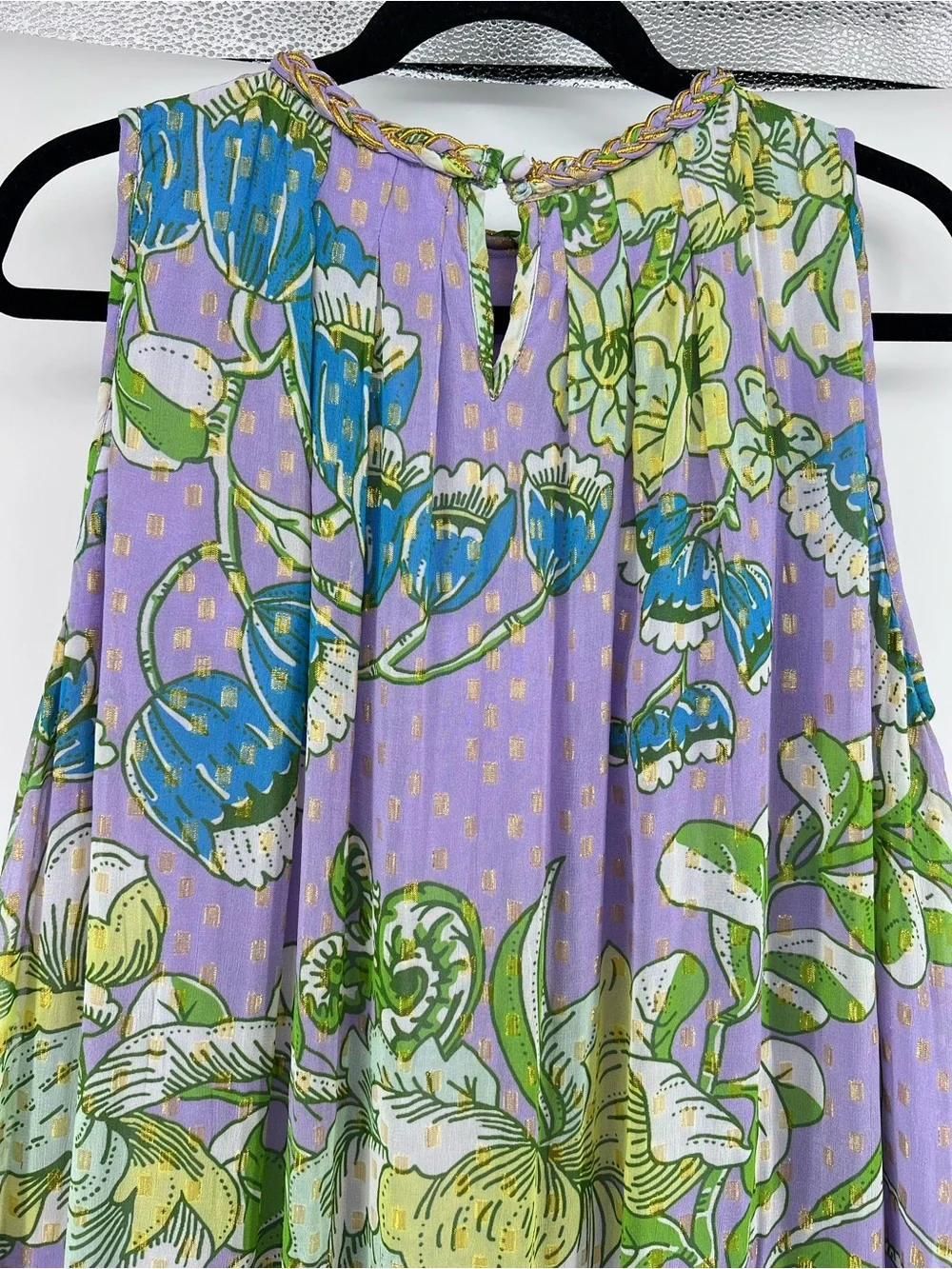 CK Bradley GRACE MAXI CORDELIA PURPLE Sz M Floral Resortwear Palm Beach Maximal